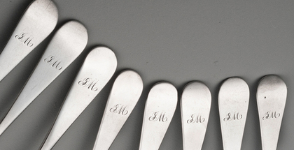Cape Silver Tablespoon and Tablefork Set (8, 4 of each) - Johannes Combrink